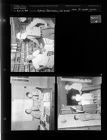 Highway Patrol go door to door checking for careful drivers (3 Negatives) (June 19, 1954) [Sleeve 48, Folder c, Box 4]